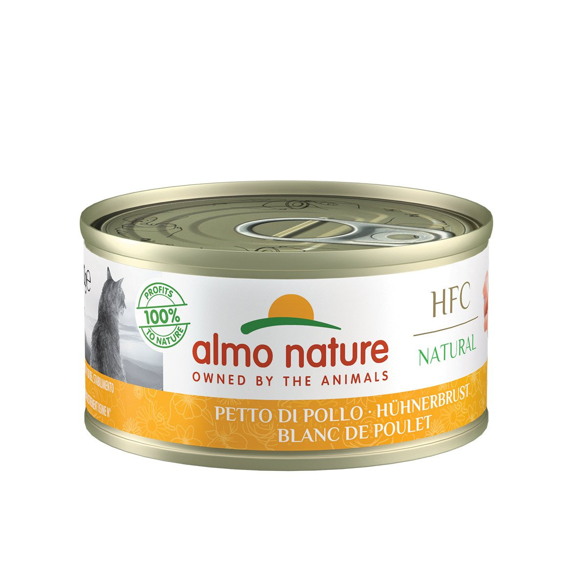 Almo Nature HFC Natural 12 x 70 g výhodné balení - kuřecí prsa