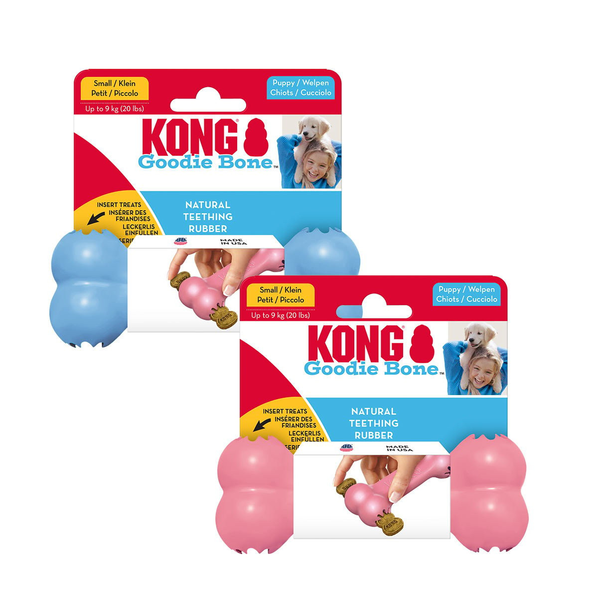 KONG Puppy Goodie Bone hračka pro štěňata