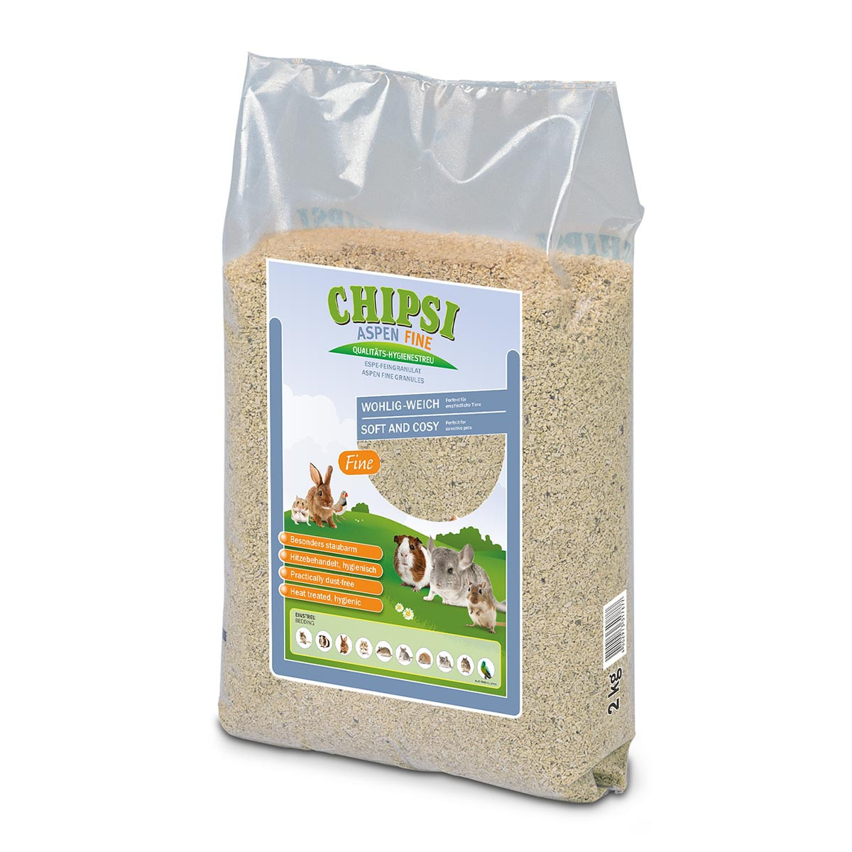 Chipsi Aspen Fine podestýlka, 2 kg