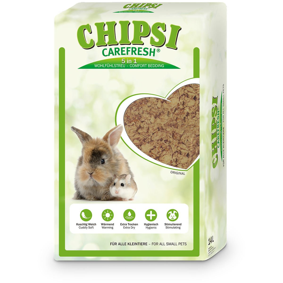 Chipsi Carefresh Original podestýlka pro hlodavce, 14 l