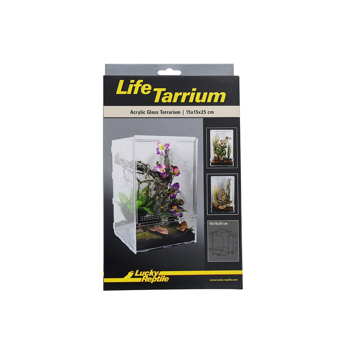 Lucky Reptile LifeTarrium z akrylu S - 15 × 15 × 25 cm