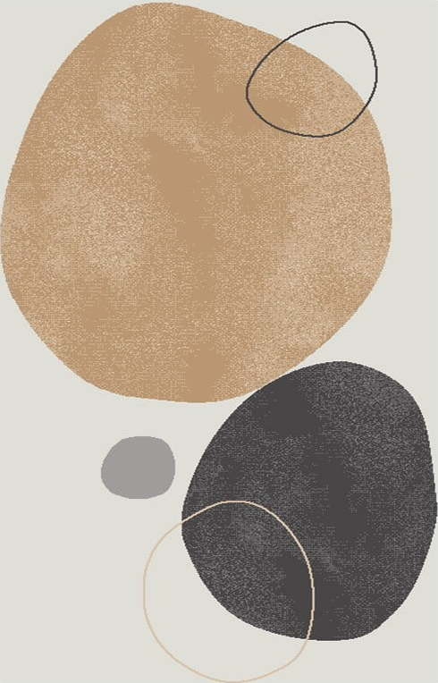 Béžovo-krémový koberec 120x180 cm Peblinne – Bonami Selection