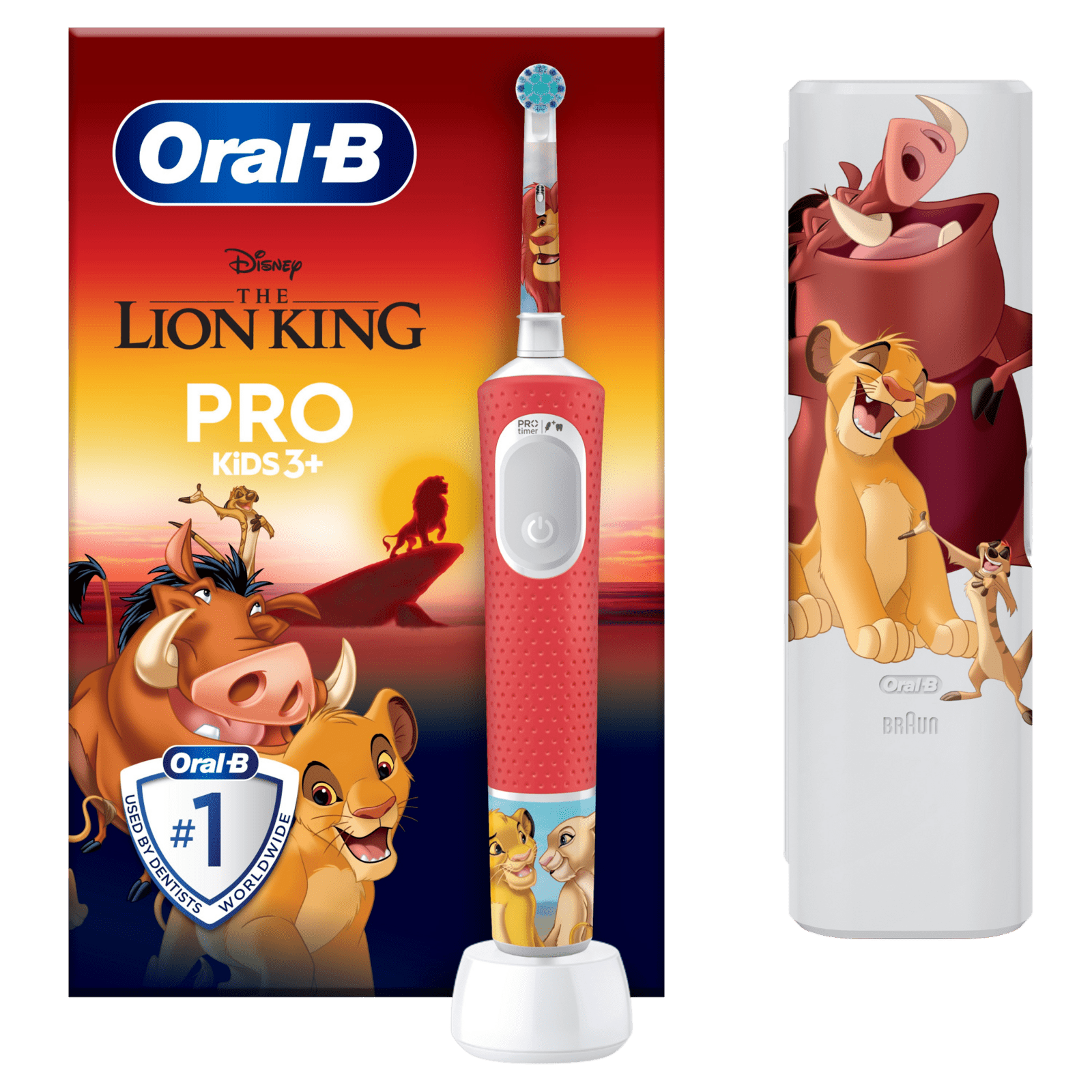 ORAL-B Pro Kids Lví Král elektrický zubní kartáček s designem