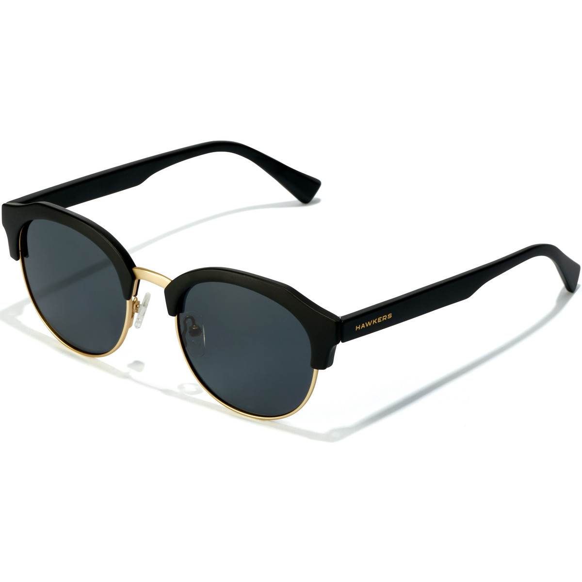 Hawkers  Gafas de Sol CLASSIC ROUNDED - POLARIZED GOLD DARK  Černá