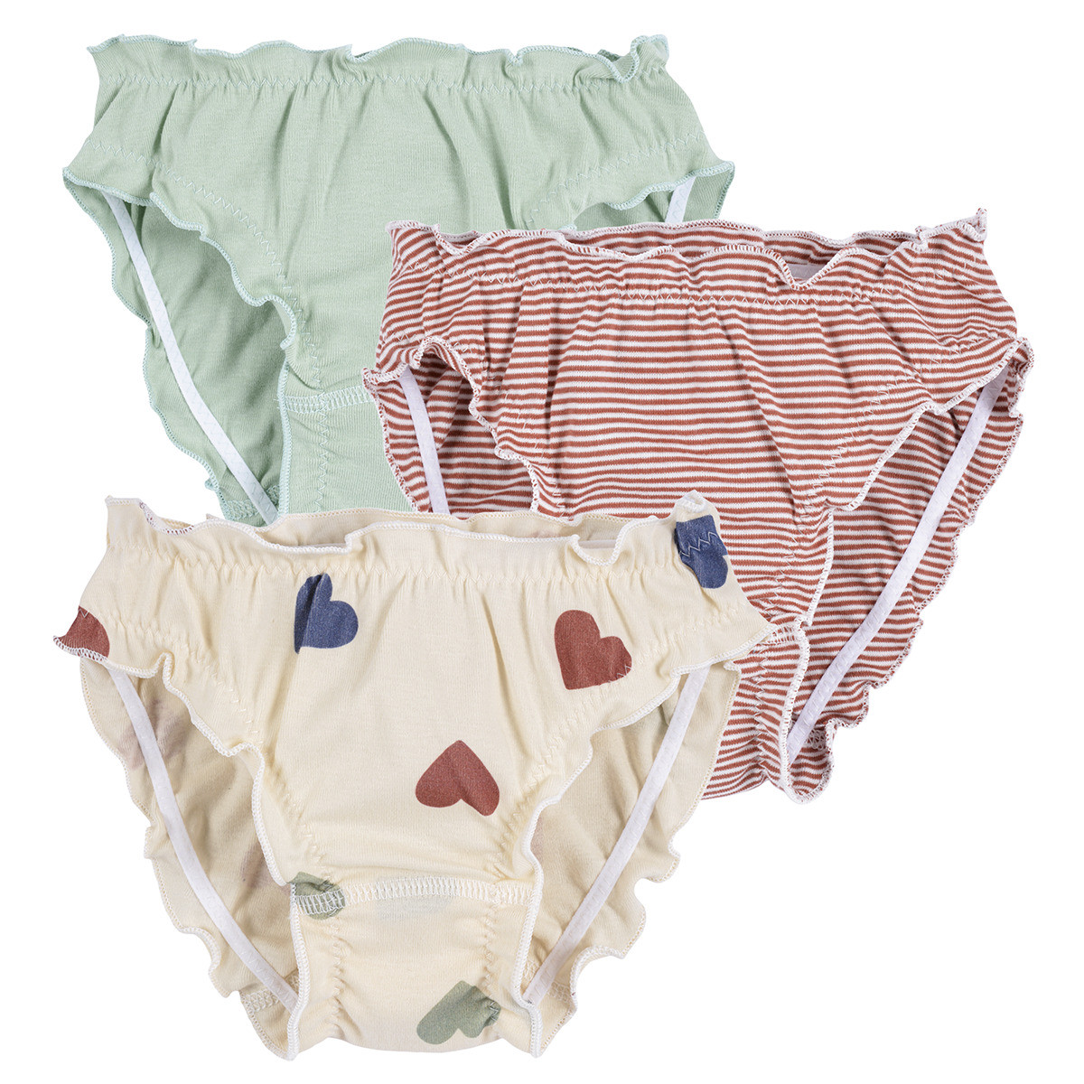 Petit Bateau  CULOTTES ENFANTINES PACK X3  ruznobarevne