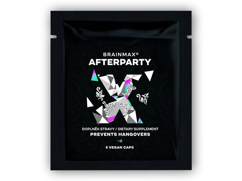 BrainMax AFTERPARTY, doplněk pro zmírnění kocoviny 8 kapslí