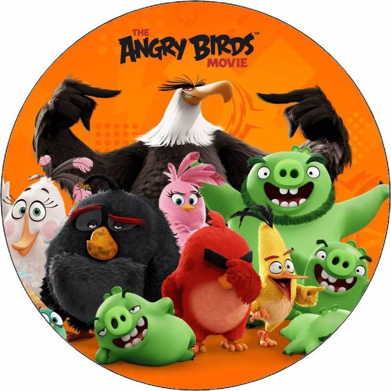 Jedlý papír Angry birds ve filmu 19,5 cm