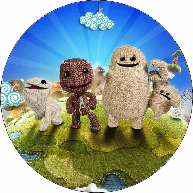 Jedlý papír Littlebigplanet Sackboy a přátelé 19,5 cm