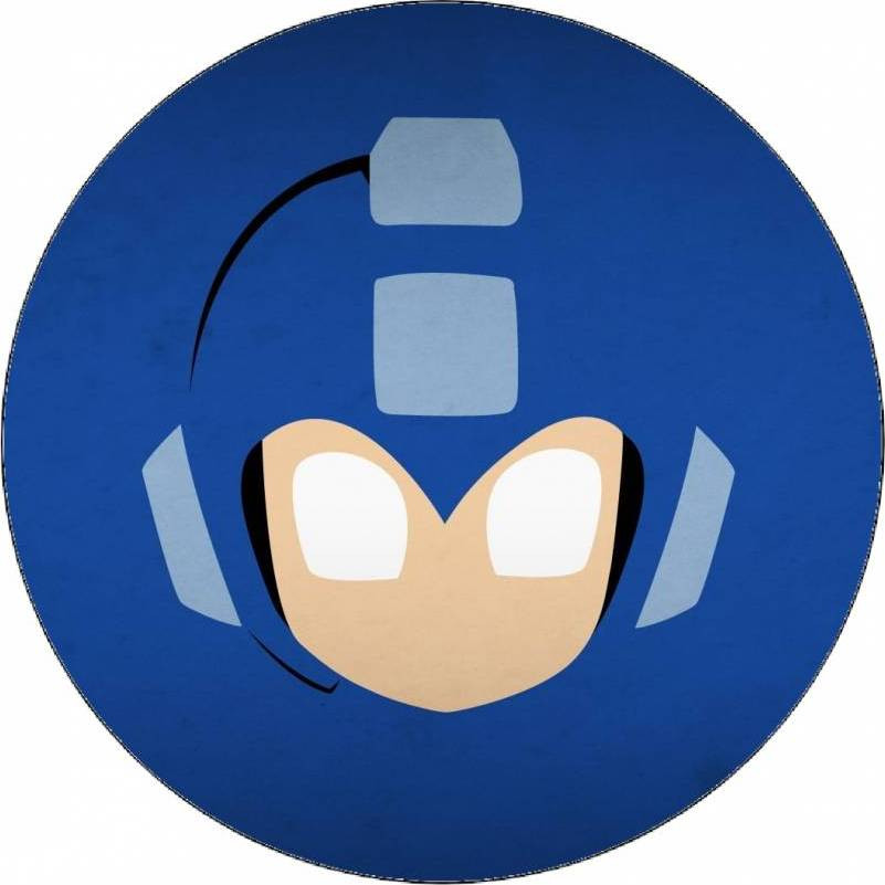 Jedlý papír Mega Man logo 19,5 cm