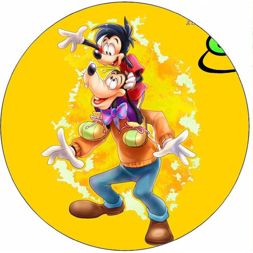 Jedlý papír Goofy a Max 19,5 cm