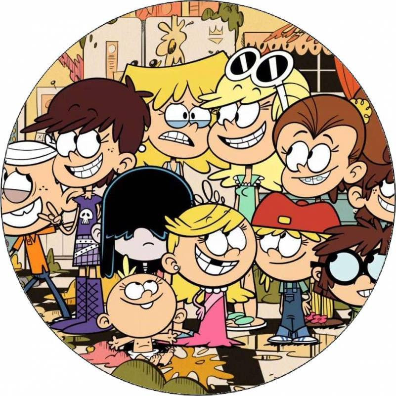 Jedlý papír Loud House velká rodina 19,5 cm