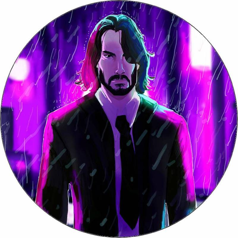 Jedlý papír John Wick animace 19,5 cm