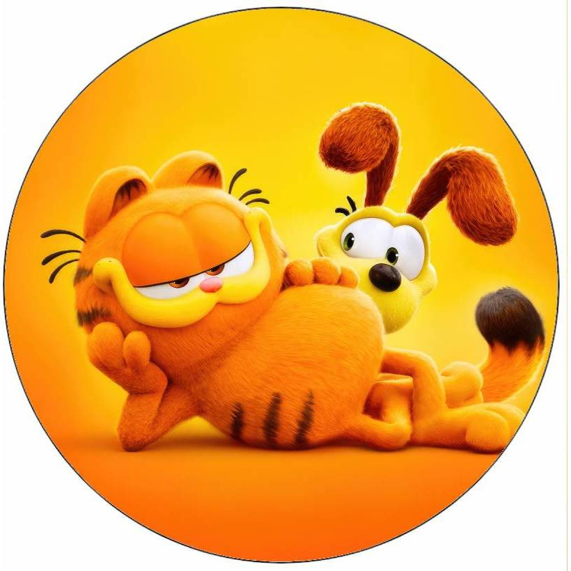 Jedlý papír Garfield a Odie 19,5 cm