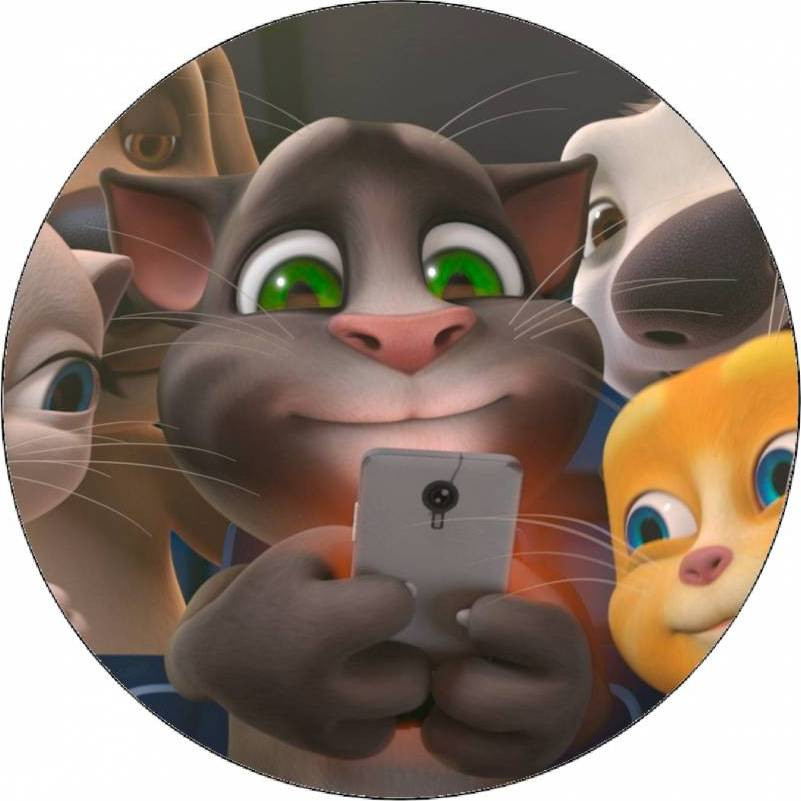 Jedlý papír Talking Tom a přátelé 19,5 cm