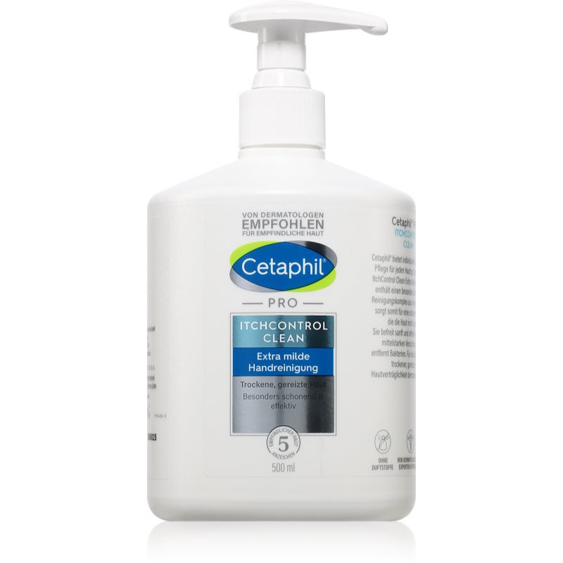 Cetaphil Pro ItchControl Clean jemné tekuté mýdlo na ruce 500 ml