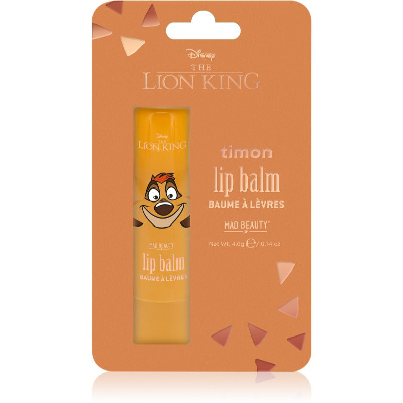 Mad Beauty Lion King Timon hydratační balzám na rty 4 g