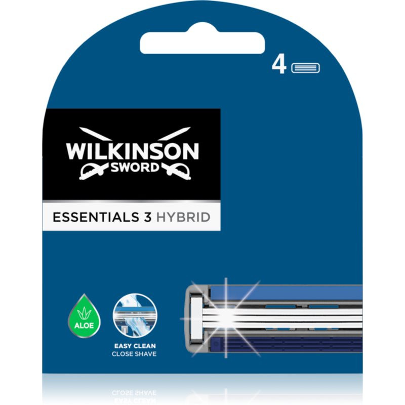 Wilkinson Sword Essentials 3 Hybrid náhradní břity 4 ks 4 ks