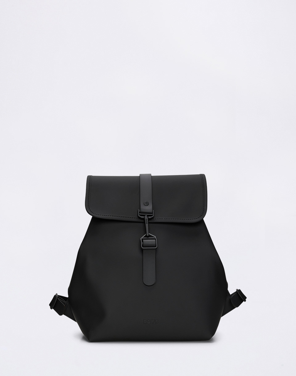 Rains Bucket Backpack 01 Black 12 l