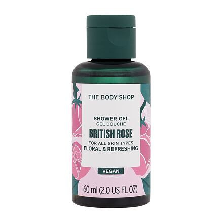 The Body Shop British Rose sprchový gel 60 ml pro ženy