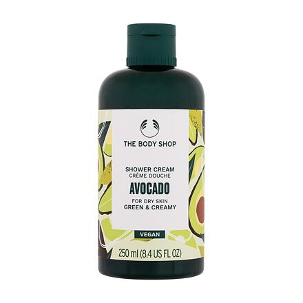 The Body Shop Avocado Shower Cream vyživující sprchový krém pro suchou pokožku 250 ml pro ženy