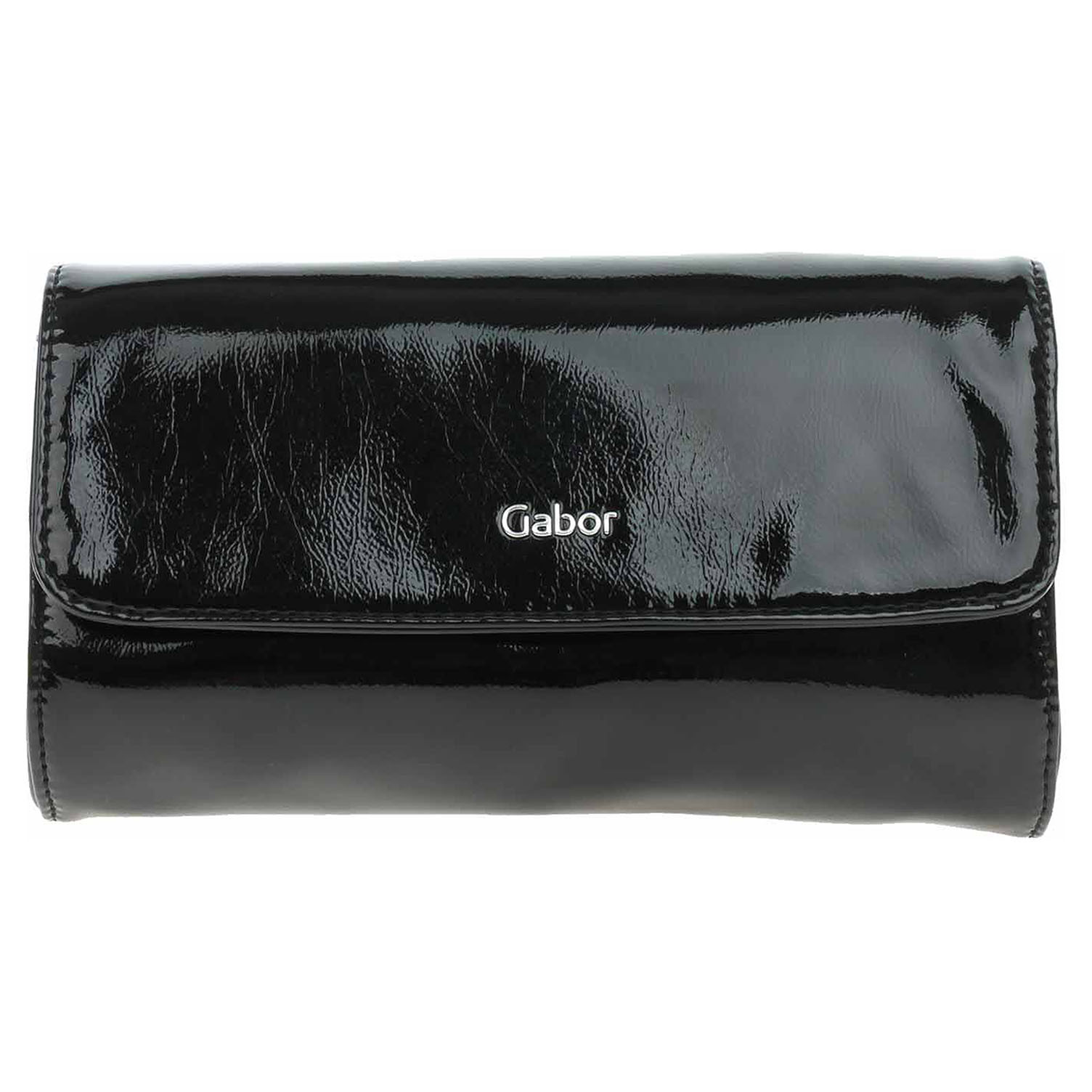 Ecco Gabor společenská kabelka 011214 Abeline black patent 11892229