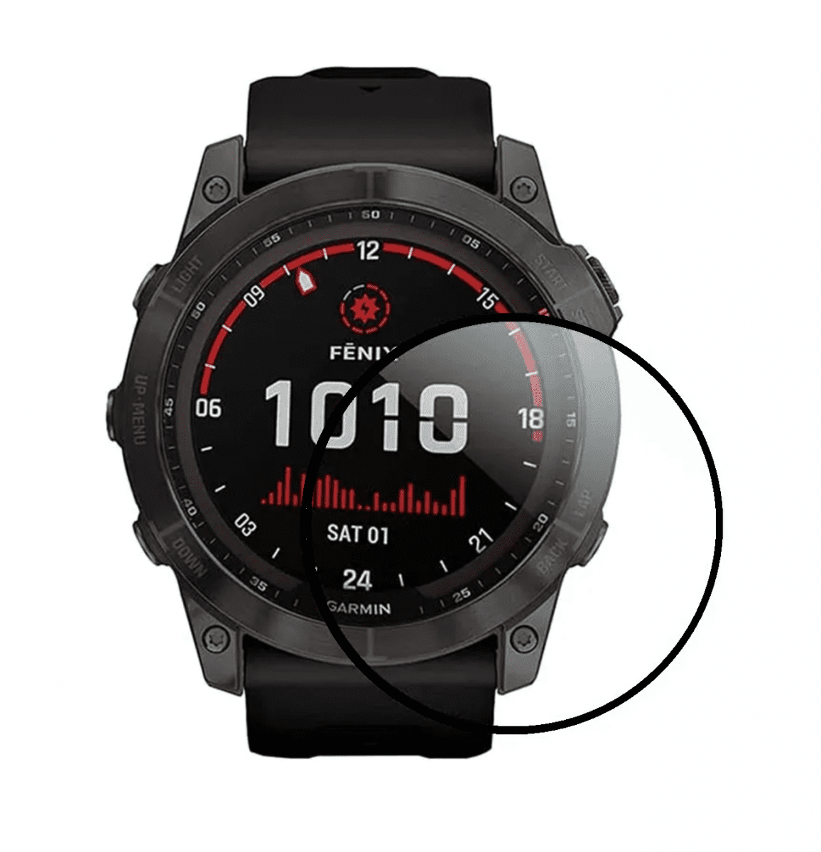 Flexibilní ochrana displeje RedGlass na Garmin Fenix 7 Pro 126636