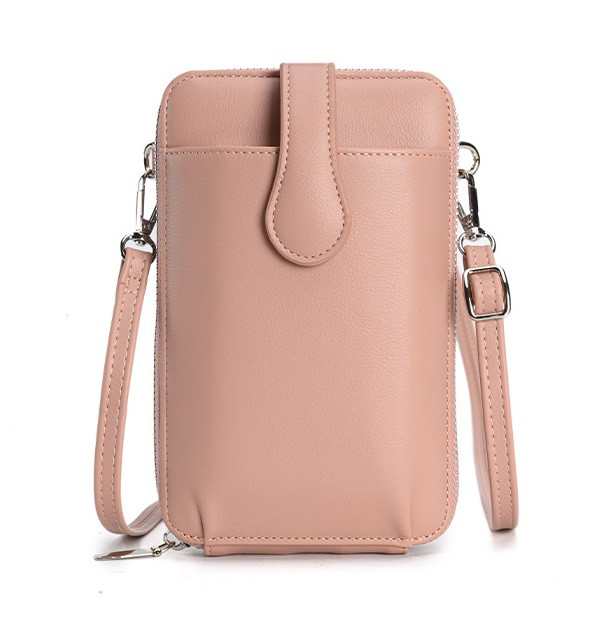 Kabelka TopQ City Chic na mobil s popruhem růžová 126621