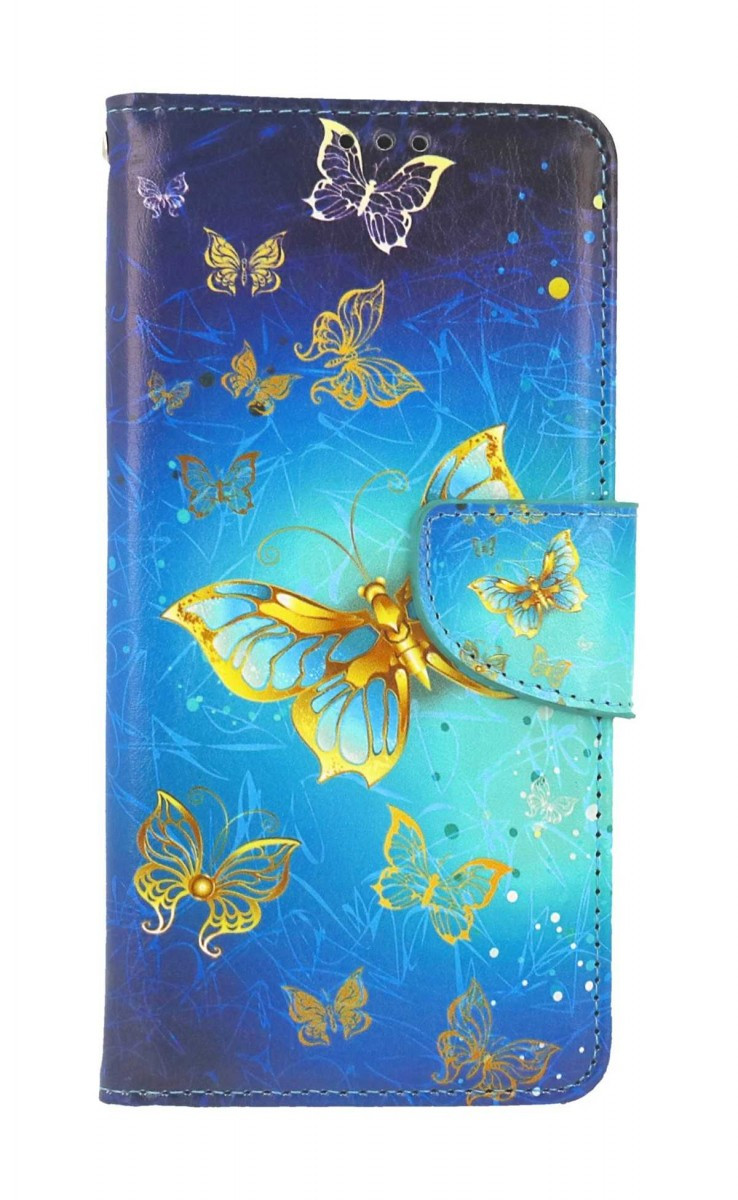 Pouzdro TopQ Xiaomi Poco X6 Pro 5G knížkové Obloha s motýlky 126087