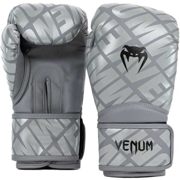 Venum CONTENDER 1.5 XT BOXING GLOVES Boxerské rukavice, šedá, velikost