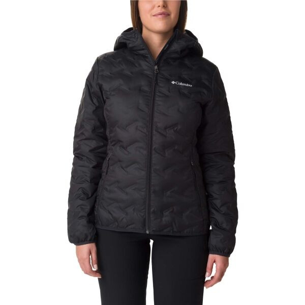 Columbia DELTA RIDGE II DOWN HOODED JACKET Dámská zimní bunda, černá, velikost