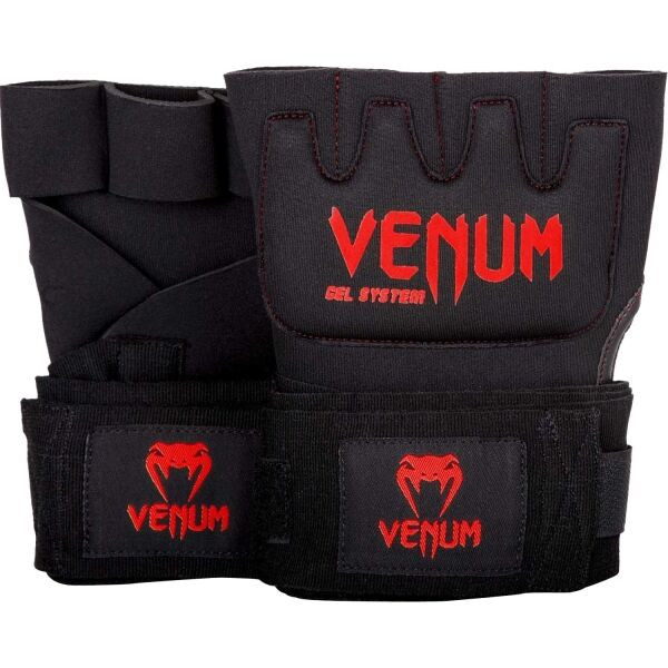 Venum KONTACT GEL GLOVE WRAPS Rukavice, černá, velikost