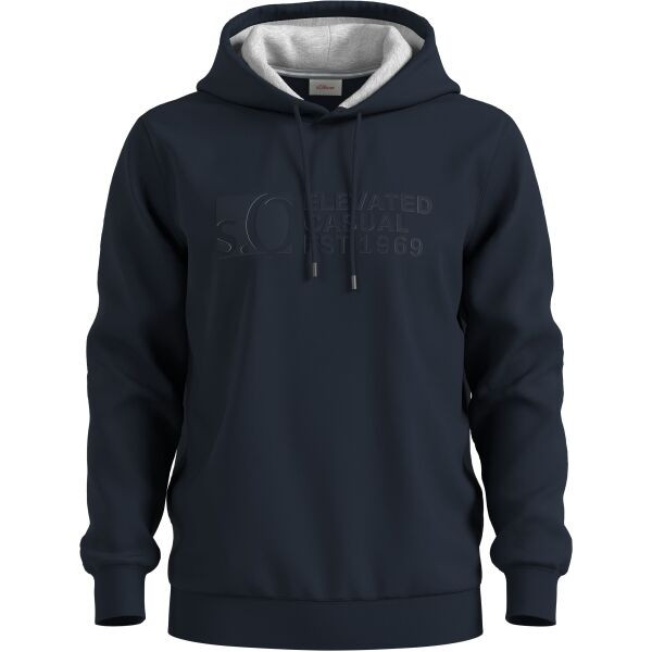 s.Oliver RL SWEATSHIRT NOOS Pánská mikina, tmavě modrá, velikost