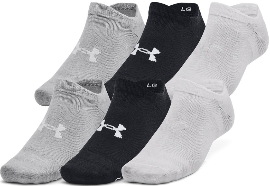 Ponožky Under Armour UA Essential No Show 6pk-BLK