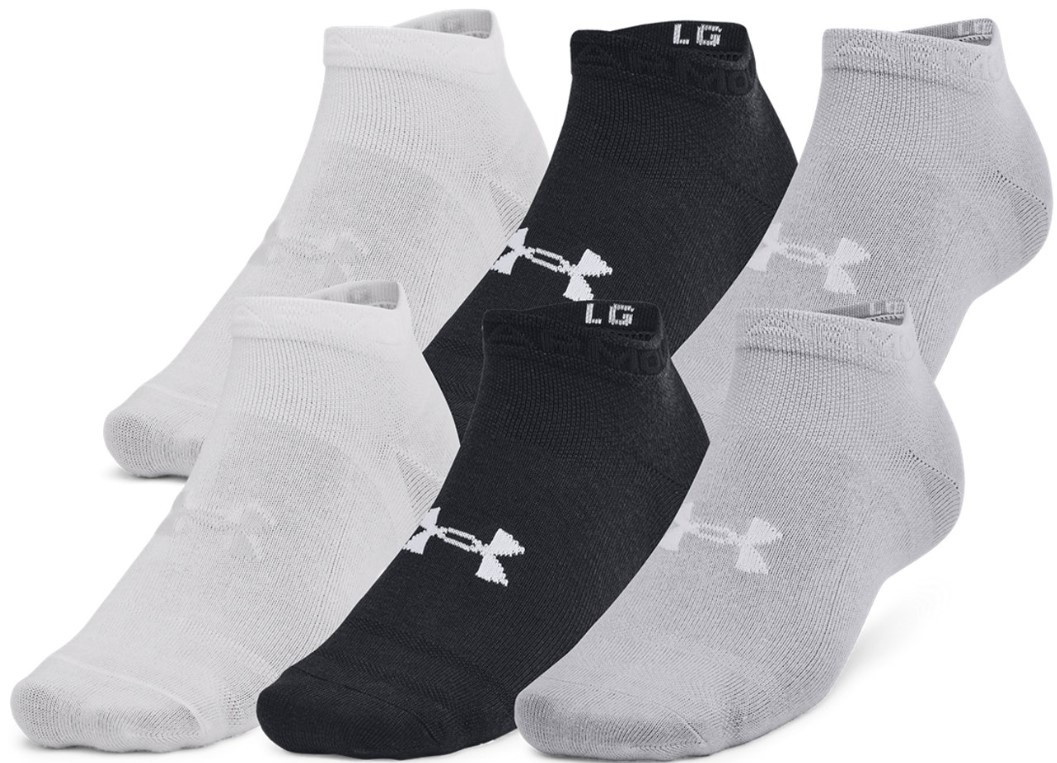 Ponožky Under Armour Unisex UA Essential 6pk Low-BLK