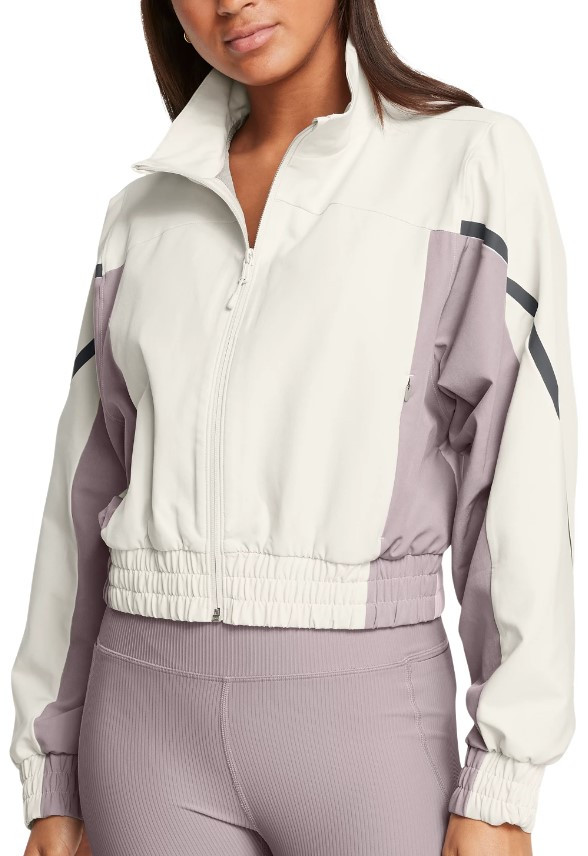 Bunda Under Armour Unstoppable Crop Jacket-WHT