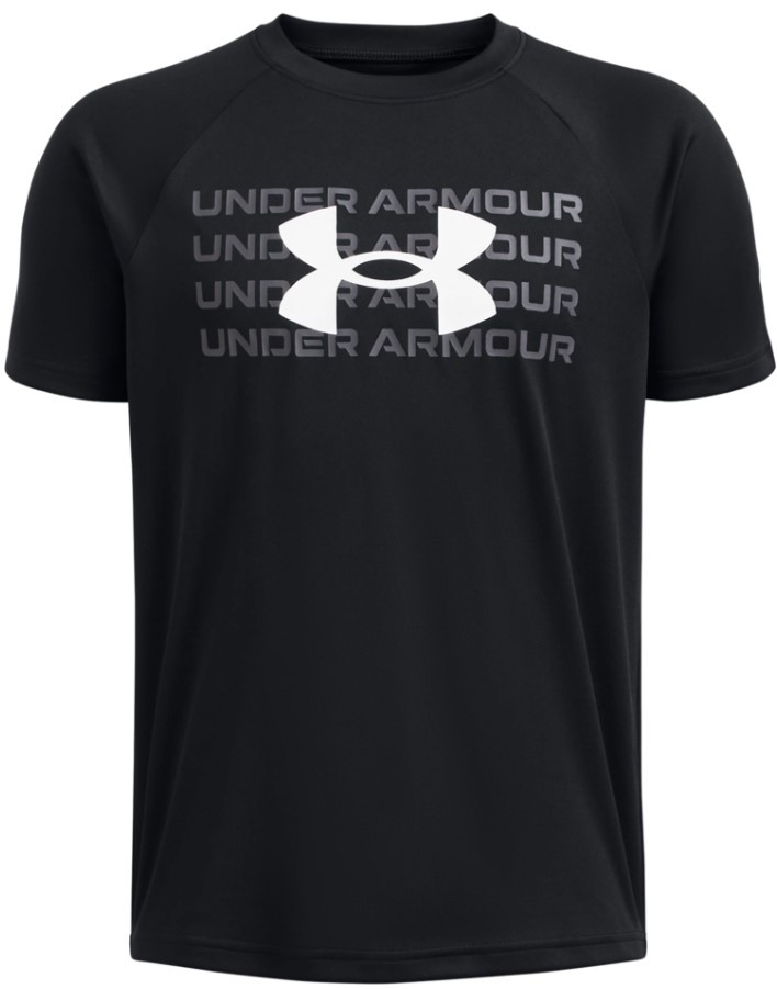 Triko Under Armour UA B TECH WM LOGO SS-BLK