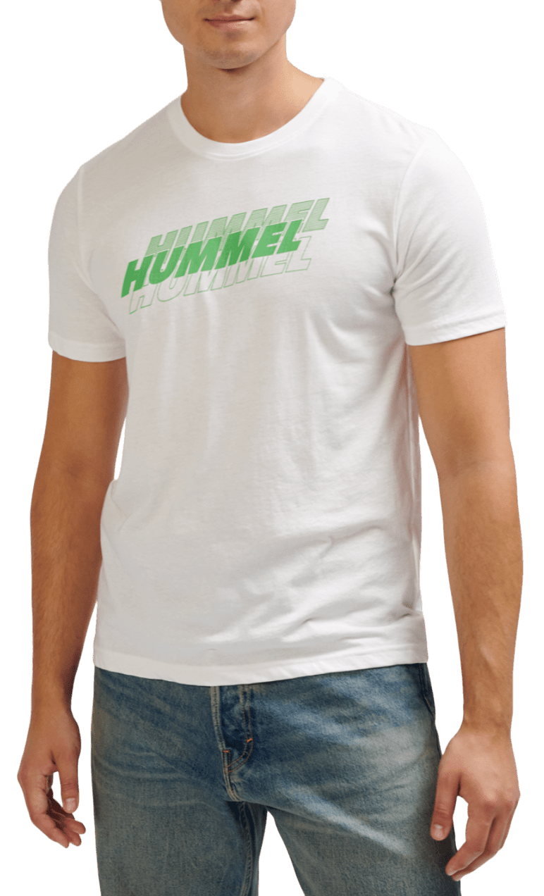 Triko Hummel hmlGRAPHIC TRIPLE LOGO COTTON TEE