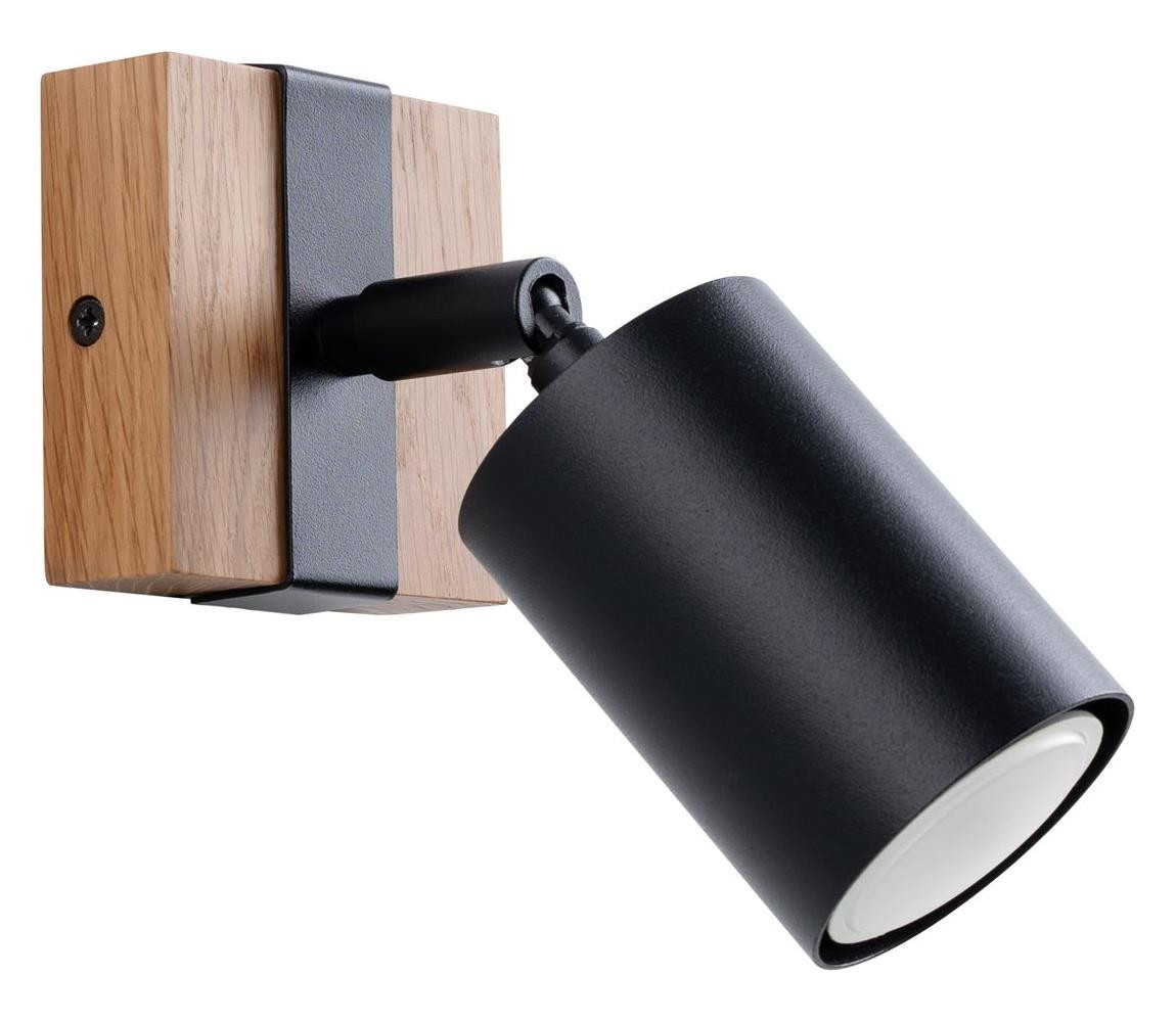 SL.1343 - Nástěnné bodové svítidlo FAGER 1xGU10/10W/230V černá