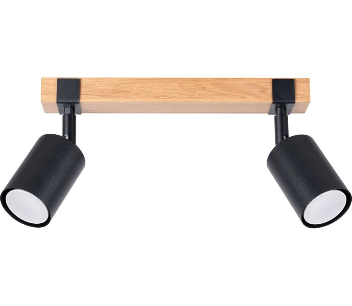 SL.1344 - Bodové svítidlo FAGER 2xGU10/10W/230V černá