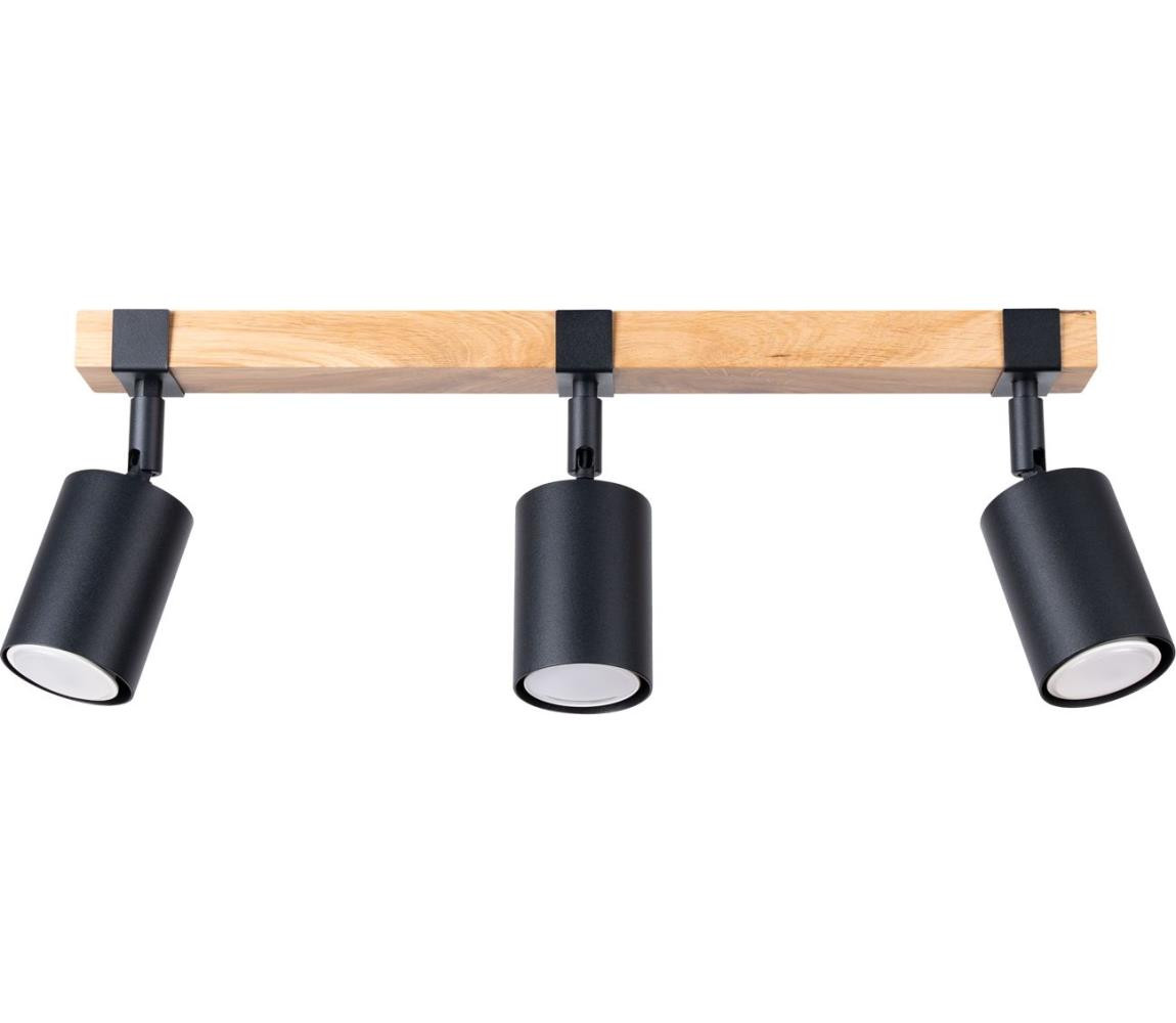 SL.1345 - Bodové svítidlo FAGER 3xGU10/10W/230V černá