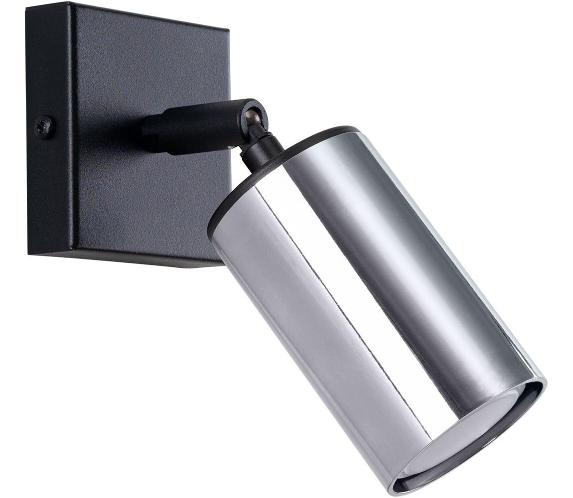 SL.1366 - Nástěnné bodové svítidlo WINX 1xGU10/10W/230V černá/chrom