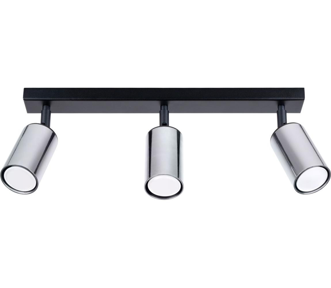 SL.1368 - Bodové svítidlo WINX 3xGU10/10W/230V černá/chrom