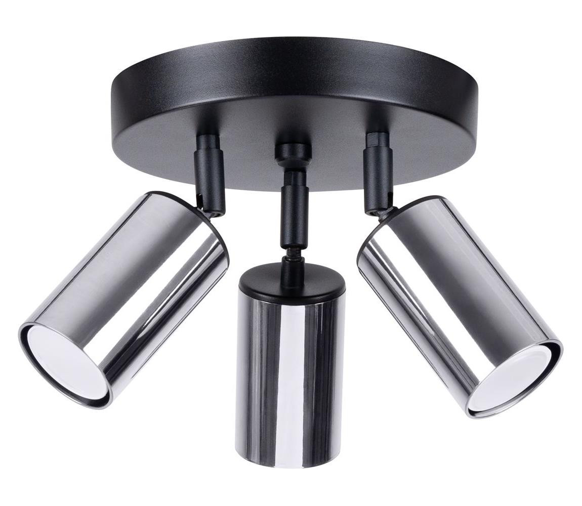 SL.1369 - Bodové svítidlo WINX 3xGU10/10W/230V černá/chrom