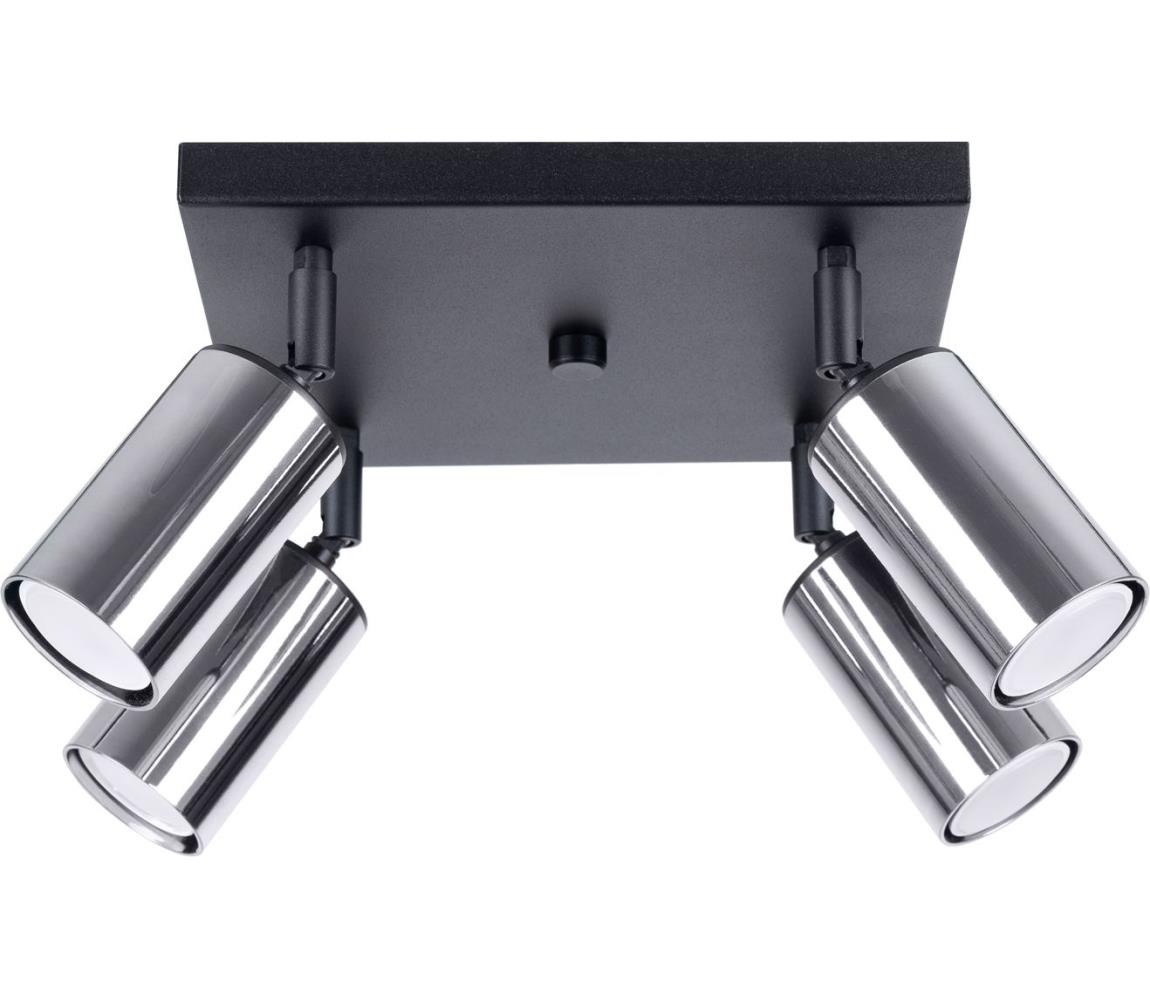 SL.1370 - Bodové svítidlo WINX 4xGU10/10W/230V černá/chrom