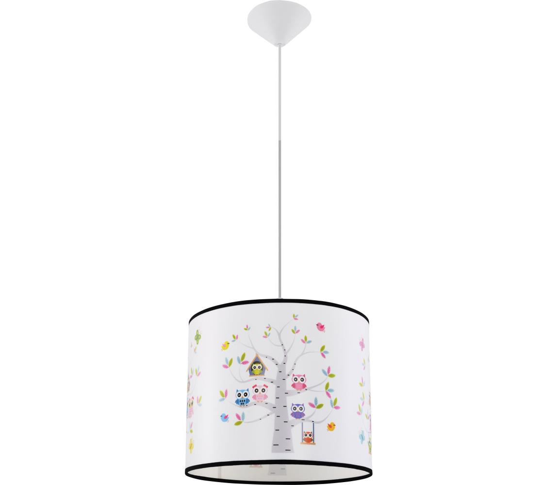 SL.1422 - Dětský lustr na lanku OWLS 1xE27/15W/230V pr. 30 cm
