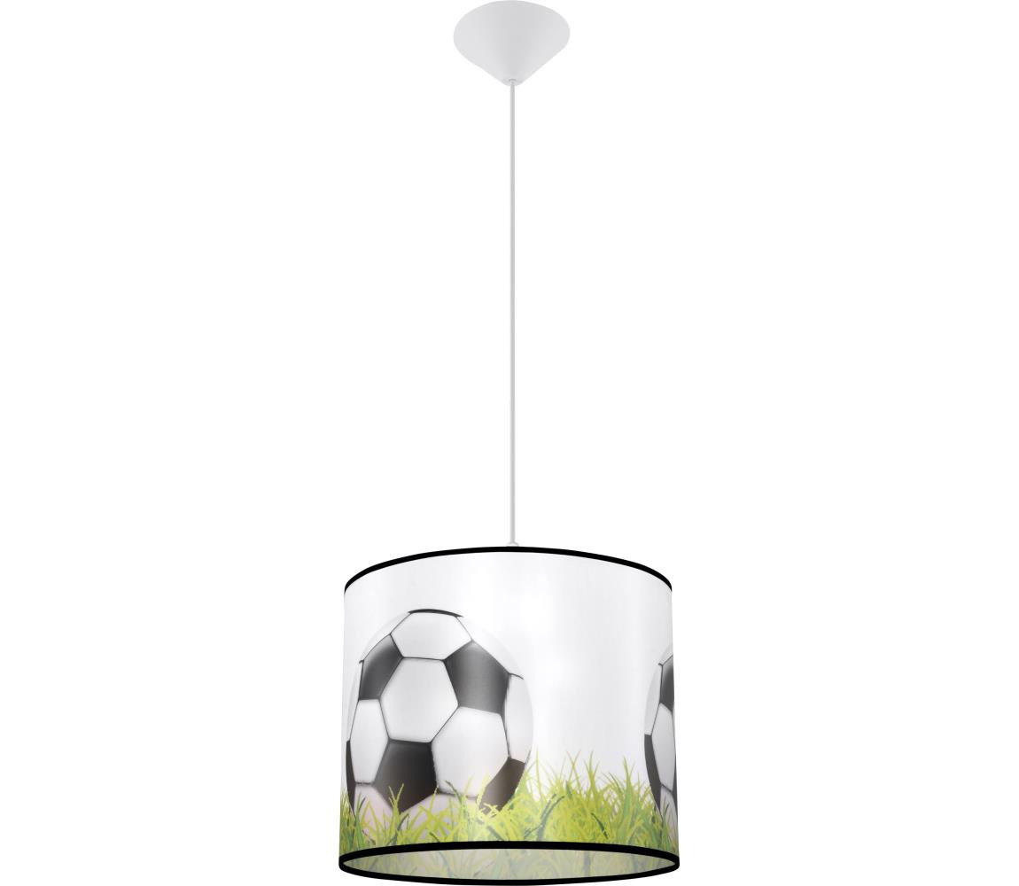 SL.1428 - Dětský lustr na lanku FOOTBALL 1xE27/15W/230V pr. 30 cm