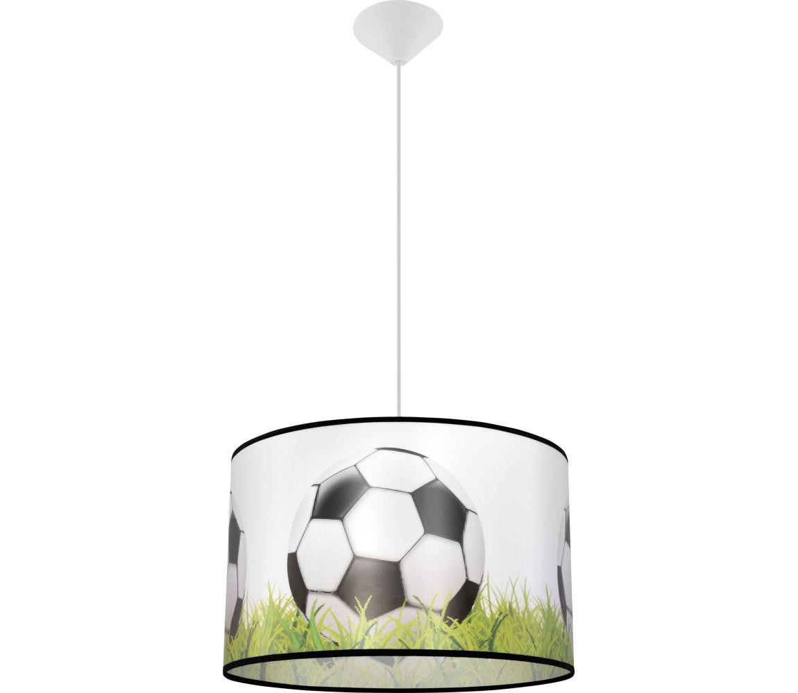 SL.1429 - Dětský lustr na lanku FOOTBALL 1xE27/15W/230V pr. 40 cm