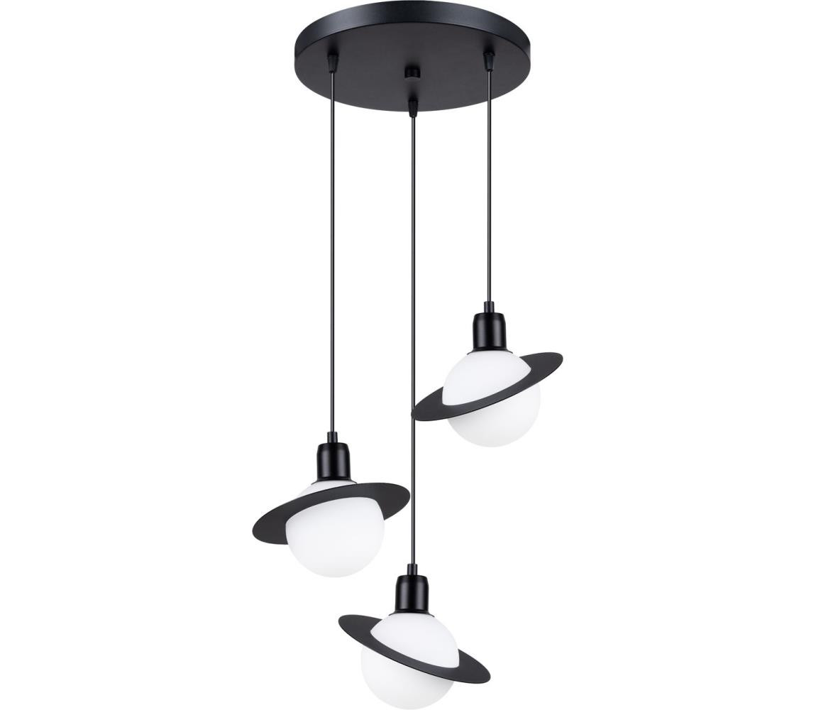 SL.1359 - Lustr na lanku HYPERION 3xG9/8W/230V černá