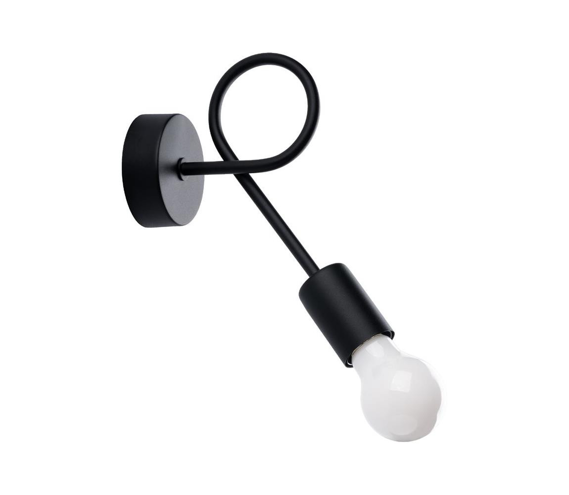 SL.1454 - Nástěnná lampa LEVAR 1xE27/15W/230V černá