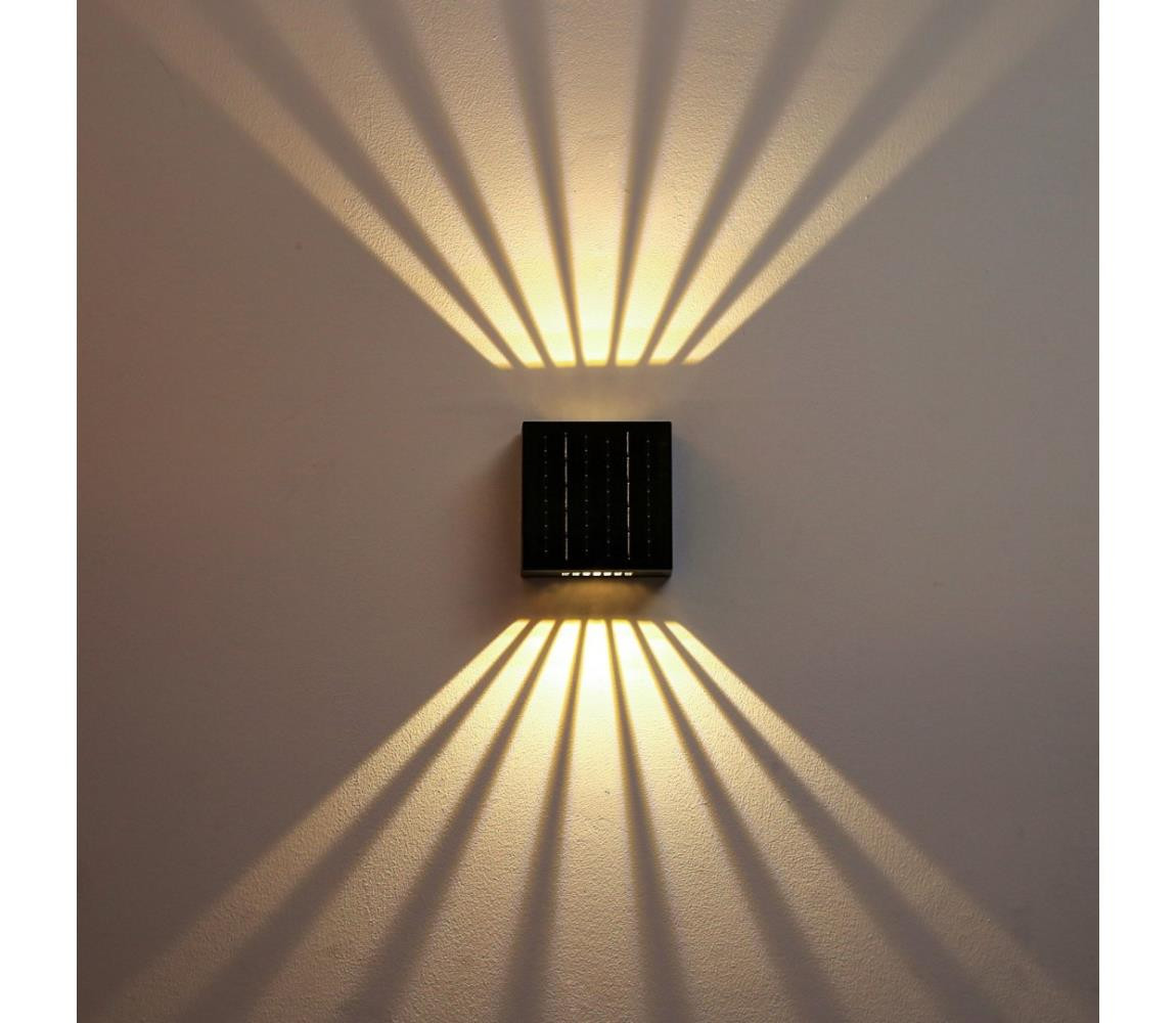 08503L - LED Solární nástěnné svítidlo LED/2W/3,7V 4000K IP44